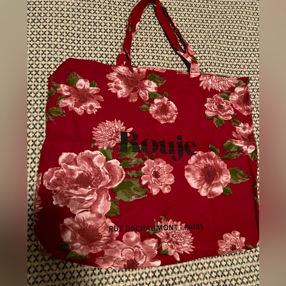Rouje new burgundy tote bag